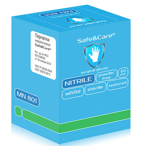 Нитриловые перчатки SafeCare
